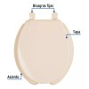 Foset Asiento Para Wc Redondo, Color Hueso Foset Awc-40h