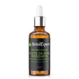 Aceite de rosa mosqueta 100% puro y natural - Prensado en Frío, sin rellenos, sin aromas ni químicos - Antiedad e hidratante para piel, cabello y uñas, revitaliza tu piel.