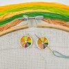 Lemon Needle Minder Magnet, Magnetic Needle Holder for Embroidery Needlework,Cross