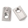 10 Pcs Silver 1/4-20 Steel Roll in T-nut with Ball