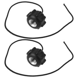 VGOL 2x Inflatable Dinghy Tender Rib Oarlock Rowlock Screw Cap Nut with Lanyard M10
