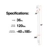 TR Industrial Multi-Purpose UV Resistant Natural Cable Ties, 36 inches,