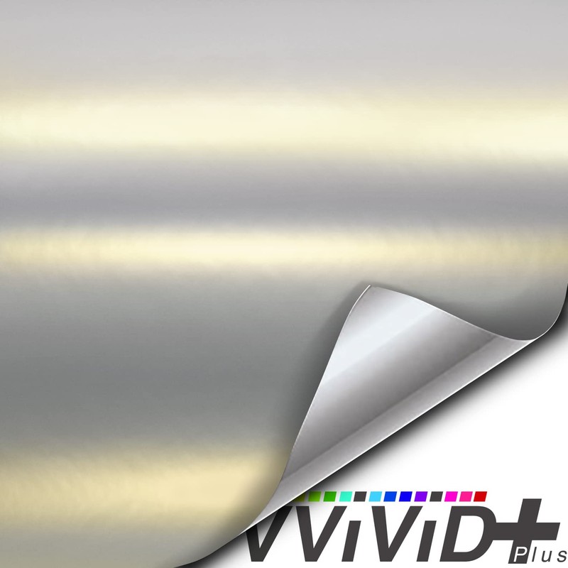 VViViD+ Satin Galaxy Nardo Grey Vinyl Wrap Film (6ft x