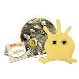 Giant Microbes Platelet Thrombocyte Plush Toy by Giant Microbes