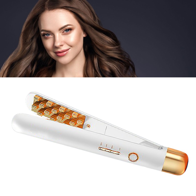 Mini 3D Grid Hair Crimper Quick Styling Portable Multi Functional