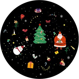 Ecegeva Slide Discs for Orzorz Star Projector Galaxy Night Light and Galaxy Projector, HD Display Slide for Planetarium Projector or Constellation Projector (Merry Christmas)