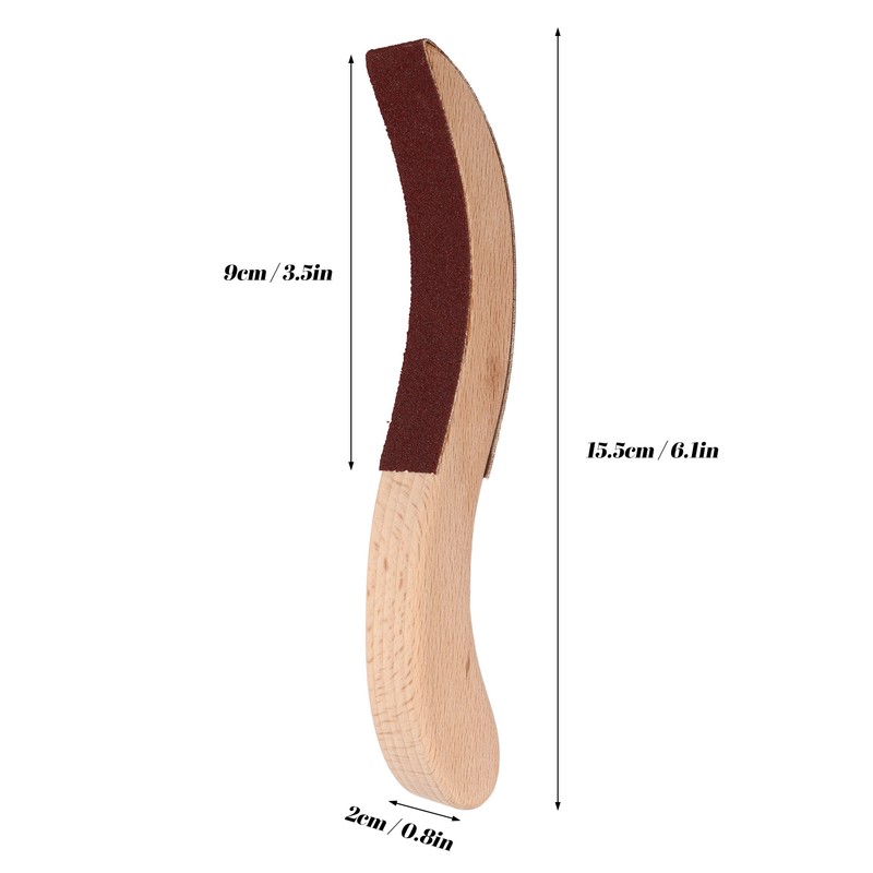 1 Pair Piano Hammerhead Sanding Plate S Shape Solid Wood