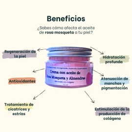 Crema De Rosa Mosqueta Crema Antiarrugas Crema Con Colágeno