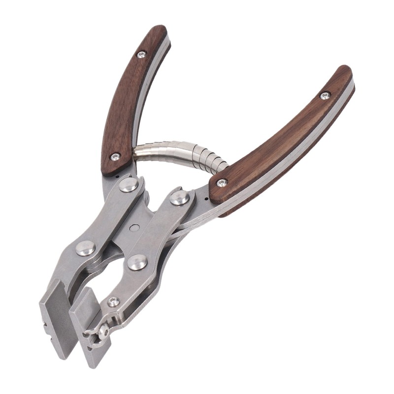 Flat Pliers Wooden Handle Alloy Steel Mouth 38mm Jaw Width