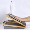 SANJIMO Adjustable Lap Desk for Laptop with Cushion, Bamboo Laptop