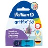 Pelikan griffix Pencil Sharpener with Collection Container Ocean Blue