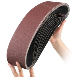 STEBRUAM Sanding Belts 100 x 915 Grit 400 Pack of 10