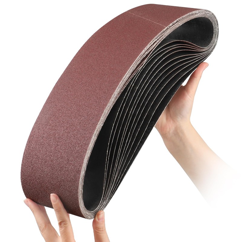 STEBRUAM Sanding Belts 100 x 915 Grit 400 Pack of