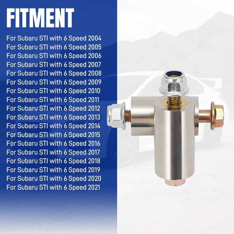 AUTOVIC Solid Shifter Linkage U-Joint Trunnion for Subaru STI 6
