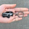 Car Keychain, Stainless Steel Car Key chain（Grey）