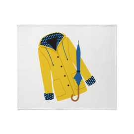 CafePress Rain Coat Throw Blanket Super Soft Fleece Plush Throw Blanket, 60"x50"