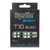 Superlite Set of 2 T10 Bulbs with 8 Leds from