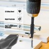 Aej 49-Piece Hex Head Allen Wrench Drill Bit Set Metric