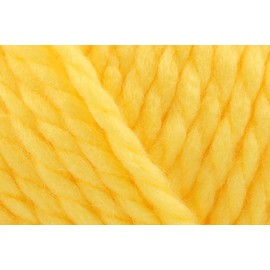 Hayfield Bonus Super Chunky Crochet Yarn, 100% Acrylic Knitting Wool for Cushions, Scarves, Headwear & Blankets - 100g Ball - Bright Lemon (819) - Single (1 Ball)