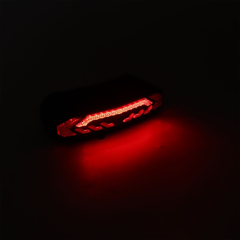 Smart Bike Tail Light with Turn Signals 110dB IP65 Waterproof