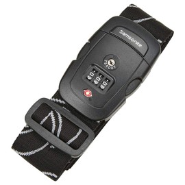 Samsonite Luggage Strap, Black, Combination Lock