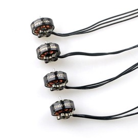 Happymodel EX 1404 Brushless Motor 4pcs for FPV Drone 2750KV/3500KV/4800KV for 3"-4" SUB250 Long Range Freestyle Racing Quadcopter – Smooth NMB Bearings, Lightweight 8.7g