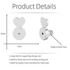 Earring Backs for Droopy Ears,JIACHARMED Heavy Earring Support Backs Replacements