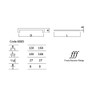 French Furniture Fittings Polished Chrome Kitchen Cabinet D Pull Handles
