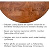 Bold & Divine Acacia Wood End Grain Cutting Board, Rectangular,