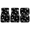 YINGQIGUAN Paw Print Car Floor Mats Carpet Universal Abstract Dog