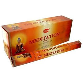 Meditation - Box of Six 20 Gram Tubes - Hem Incense