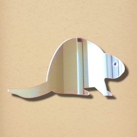 Super Cool Creations Beaver Mirror 5 inches x 3 inches