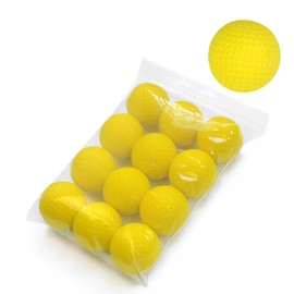 YUWENW Golf Balls Golf Equipment Set of 12 Golf Indoors Outdoor Soft Won't Break Walls and Furniture for Practice, Distance, Feel and Improve Approach at Home, Ball, Training Ball, Approach & Shot