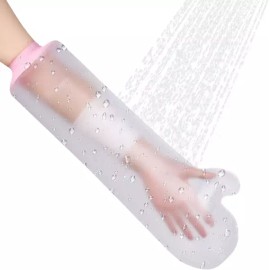 Shower Arm Cover 샤워 암용 방수 캐스트 커버 부드럽고 편안한 프로텍터 유지/붕대 건식 목욕 부러진 손/손목/손가락/엘보우 [Half Leg] Waterproof Cast Cover for Shower - Soft and Comfortable Protector for Keeping Dressings Dry for Broken Hand/Wrist/Fingers/Elbow [Half Leg]