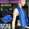 Golf Towel Waffle Pattern Cotton with Carabiner Cleaning Towels Sports,