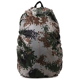 HugeStore 70L Waterproof Camping Hiking Rucksack Bag Rainproof Cover for Backpack Camouflage