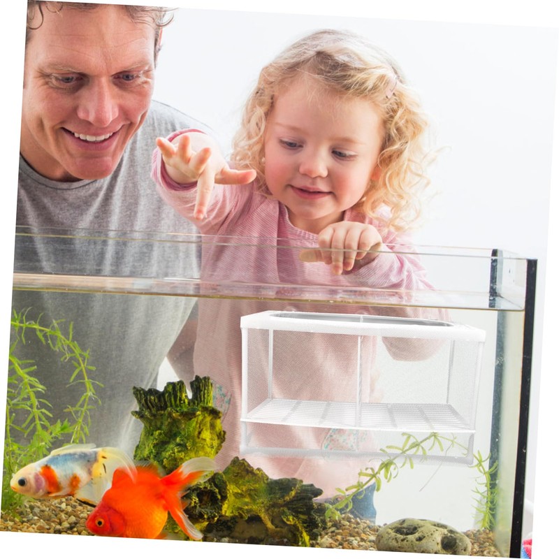 Sosoport Aquarium Fish Breeder Box Mesh Fish Isolation Tank for