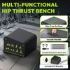 HANDBODE Hip Thrust Bench, Multi-Functional Slip-Free Hip Thrust Machine for
