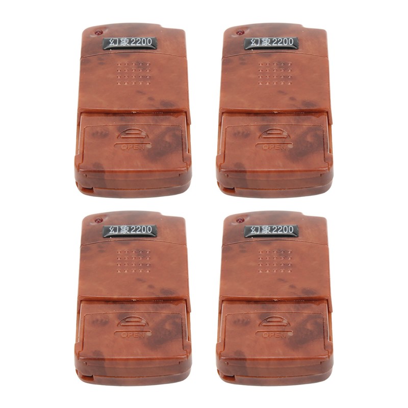 4 Sets 330MHz Smart Remote Key Fob LED 4 Channel