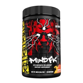 Mutant Mind FK - Epic Nootropic Pre-Workout - Brain Supplement for Mental Focus - 20 Serve - Sour Peach - 460g