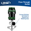 Orbit 58573N H2O-Six Gear-Drive Sprinkler on Metal T-Spike