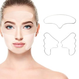 Magazine Published: Wrinkle Removal Tape for Face and Forehead, For Cheeks, Nasolabial Line, Eyebrow Area, Eyes, Wrinkles, Wrinkles, Eye Wrinkles, Repeated Usage, Wash Collap, Stretch Forehead, Flush