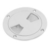 Stainless Steel Boat Deck Round Plate Durable Marine Inspection Hatch