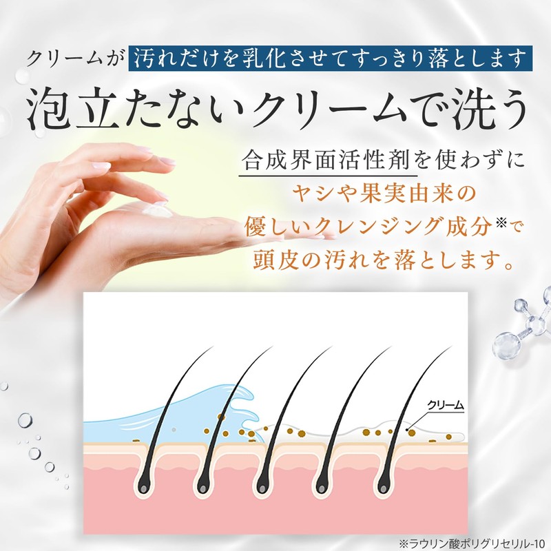 KAMIKA Kamika Cream Shampoo [1 Serve, Travel Damage Repair, Moisturizing,
