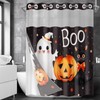 Culudea No Hook Shower Curtain with Snap in Liner 71x74