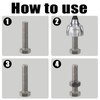 Vearter Deburring External Chamfer Tool for Metal, Countersink Chamfering Drill