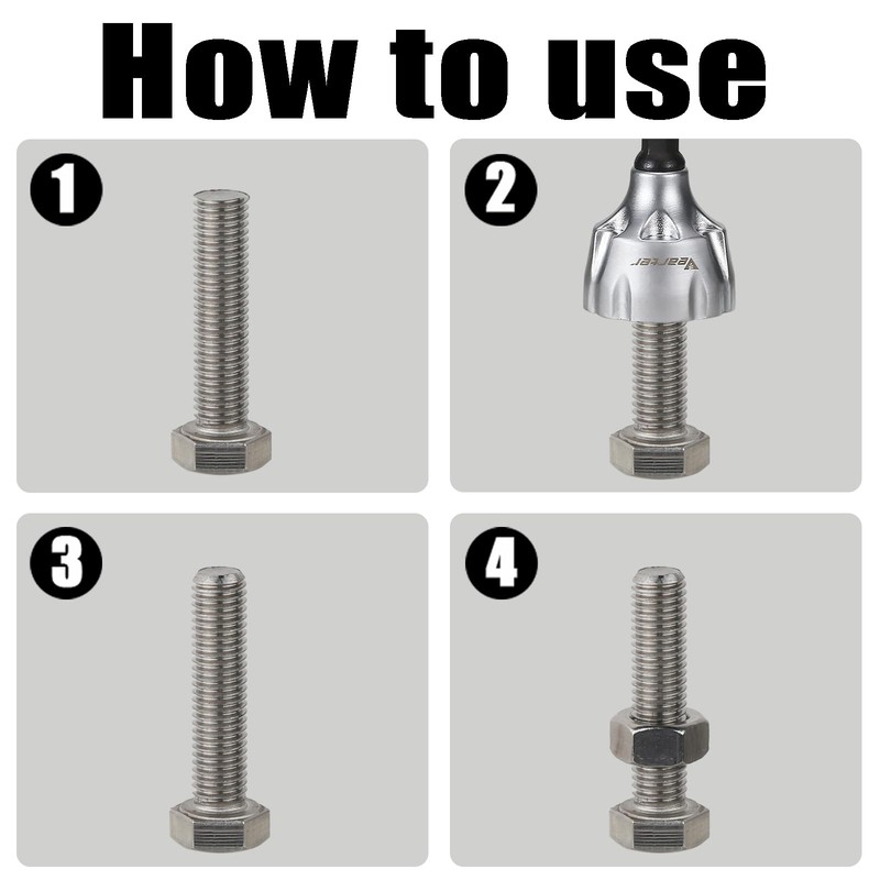 Vearter Deburring External Chamfer Tool for Metal, Countersink Chamfering Drill