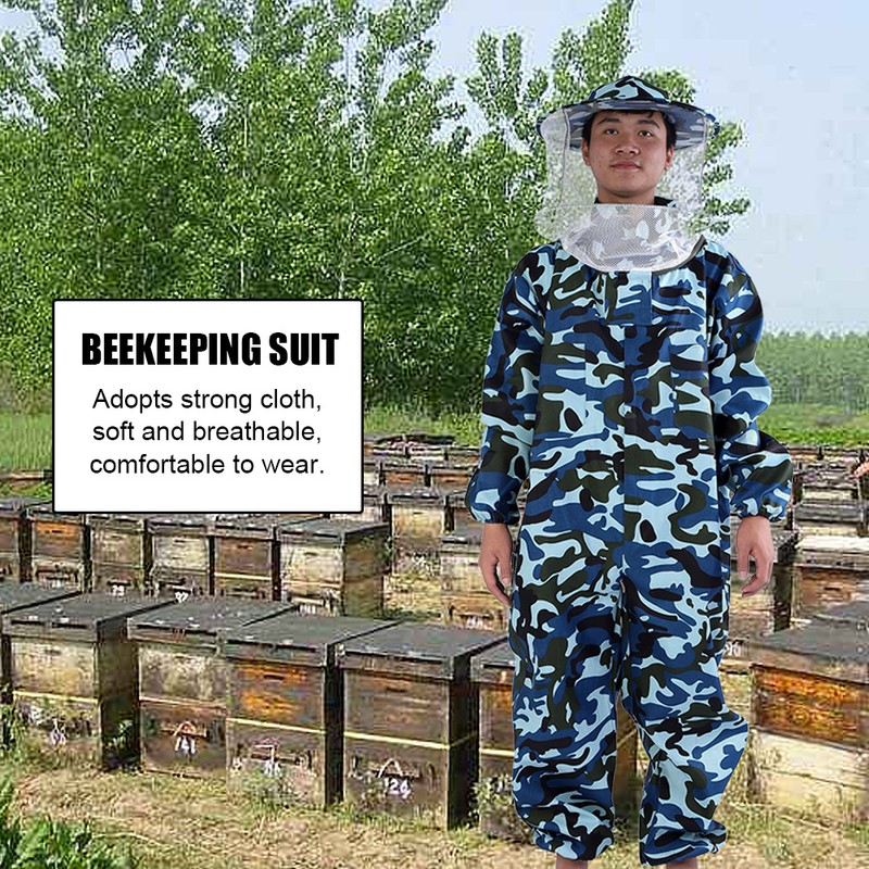 Professional Beekeeping Protective Suit Beekeeping Beekeeper Protect Equipment(L)