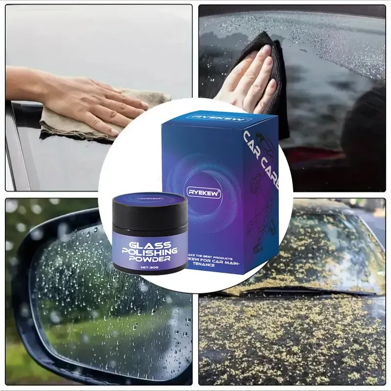 Limpiador Pulidor De Cristal Para Carro Tira Manchas Kit