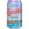 AUTX RAMBLER Blackberry Sparkling Water, Limestone Mineral Blend, 12-Ounce Cans,
